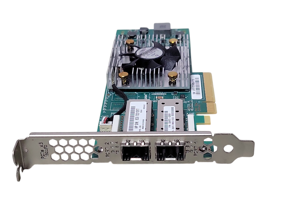HP QLogic QLE2662 2-Port 16GB SFP+ Fiber Channel HBA Card, FH Bracket _