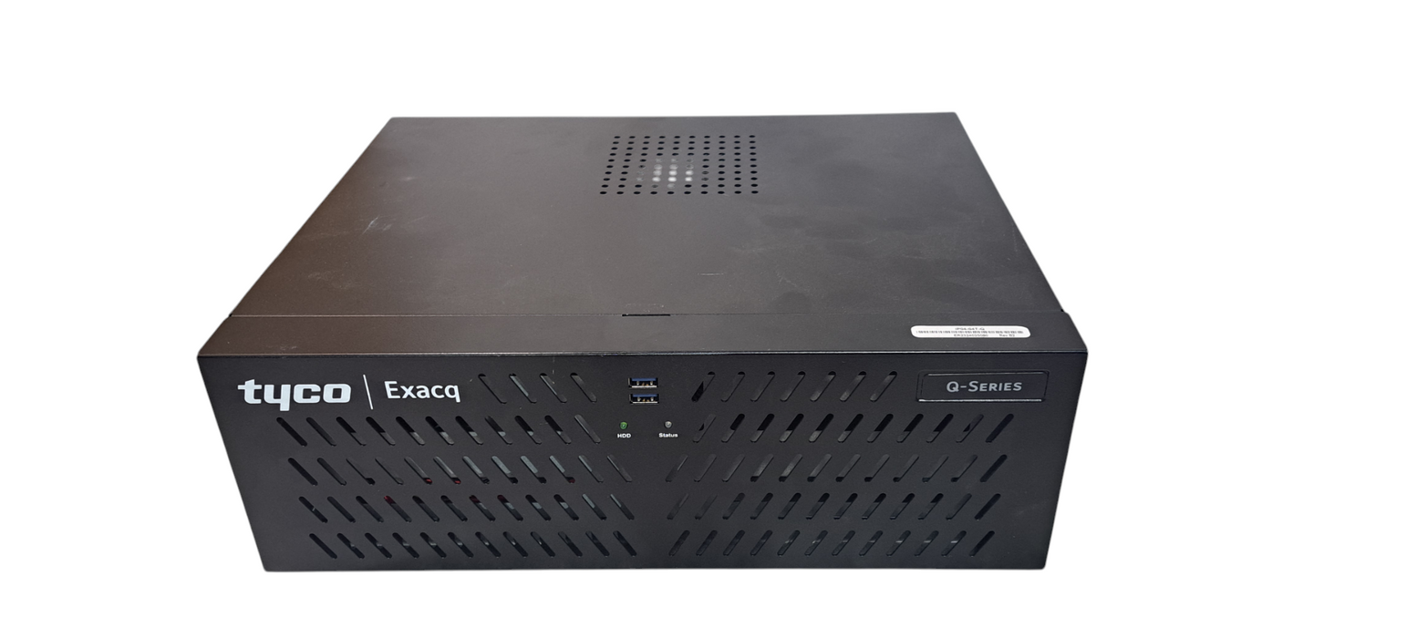 Exacq IP04‑O4T‑Q Network Video Recorder|Celeron G5900E CPU| 8GB DDR4|No HDD