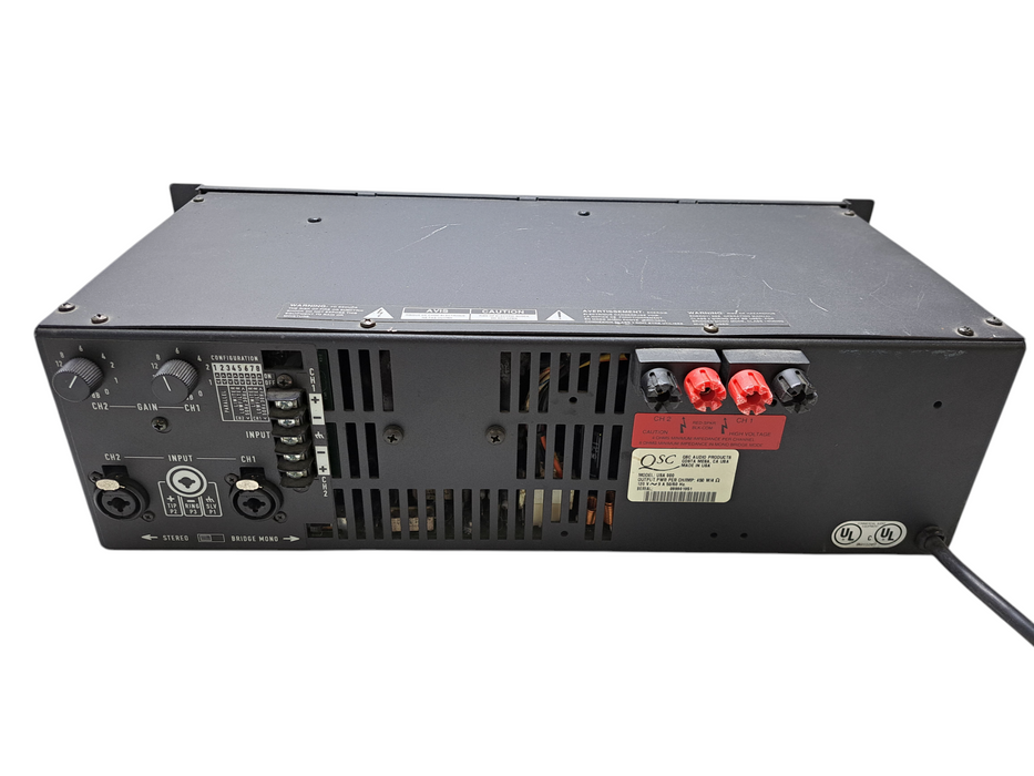 QSC USA 900 USA900 Pro Power Amplifier w/ Rack Mount Ears *READ* )