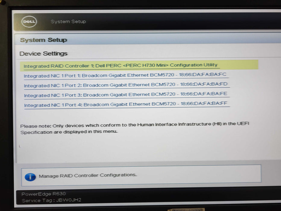 Dell PowerEdge R630 2.5" 2x E5-2609 v4 64GB DDR4 PERC H730 Mini 2x750W $