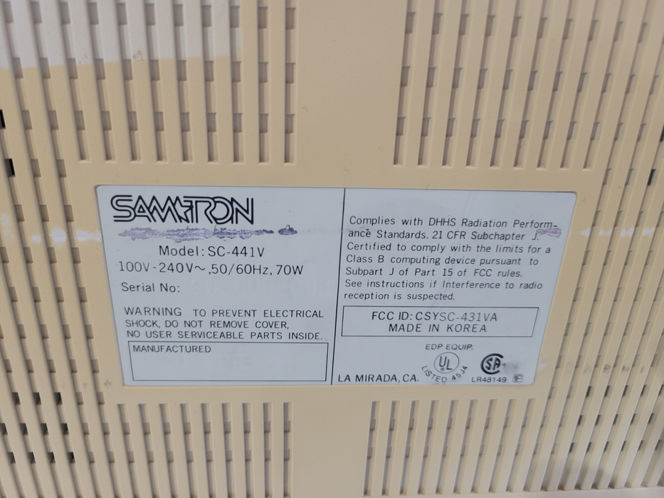 Samtron SC-441V 14" VGA CRT Display (READ) %