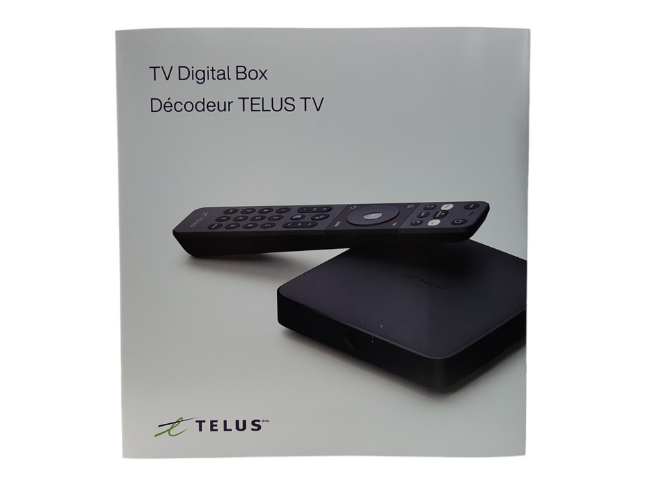 *NEW OPEN BOX* Telus Digital Tv Box 4K HDR, TELUSTV-21T