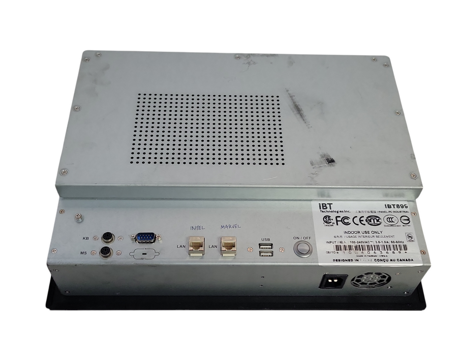 IBT TECHNOLOGIES IBT899 PANEL-PC INDUSTRIAL PC _