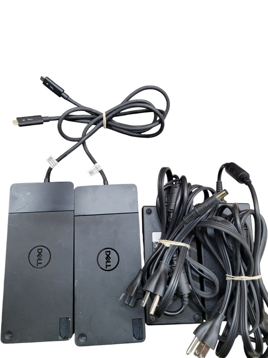 Lot 2x Dell WD19TBS Thunderbolt Docking Station w/ 180W AC Adapter