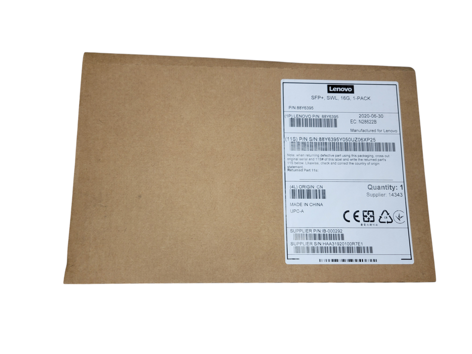 LENOVO 88Y6396 - Brocade 16Gb SFP+ transceiver module Q%