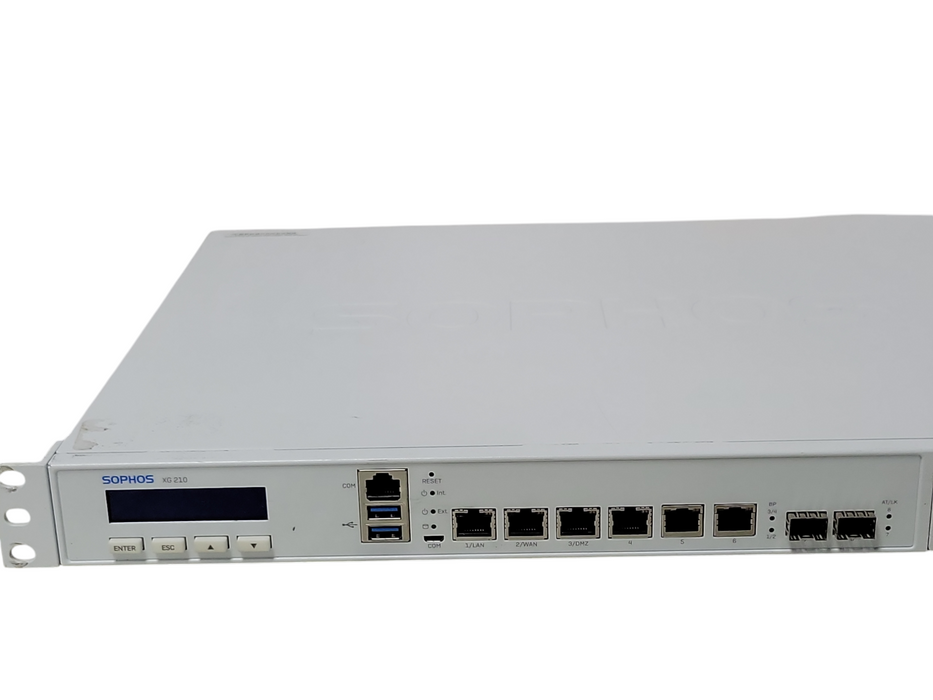 Sophos XG 210 Firewall Appliance Rev. 3, READ _