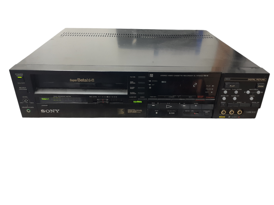 Vintage SONY ® Super BETA SL-HF860D VCR BETAMAX |READ