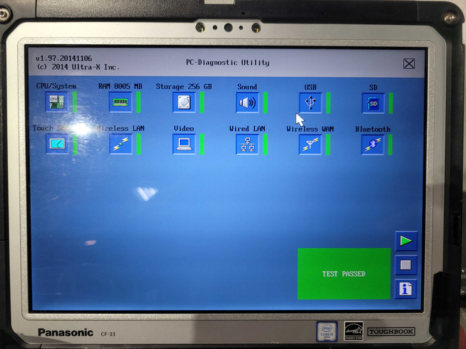 Panasonic Toughbook CF-33 Touch | i5-7300U @2.60GHz 8GB DDR3 256GB SSD Q