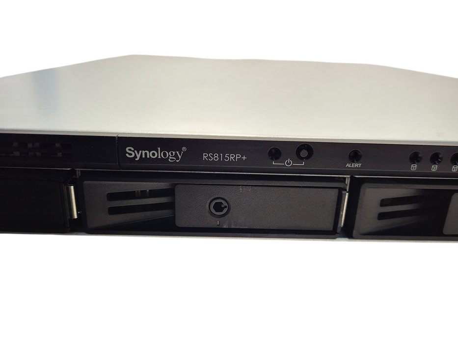 Synology RackStation RS815RP+ 4-BAY NAS Server 2x PSU w/ 4x 2TB HDD $
