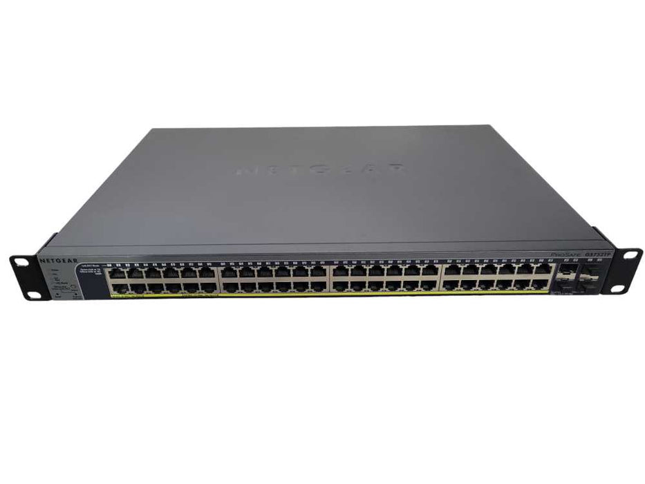 NETGEAR ProSafe GS752TP 48-Port Gigabit PoE Ethernet Switch w/ 4x SFP Ports !