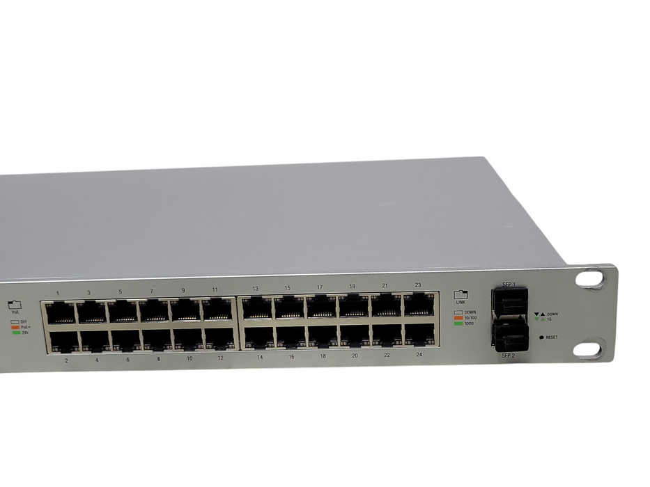 Ubiquiti Networks UniFi US-24-250W 24-Port Switch, READ _