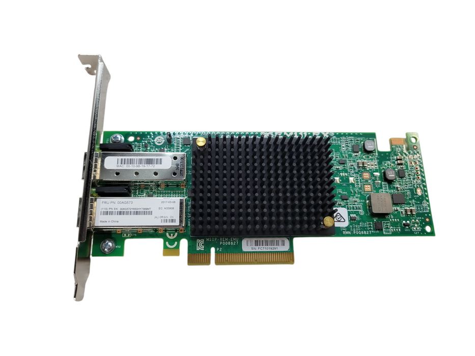 Emulex VFA5 Dual-Port 10GbE SFP+ PCIe High-Profile Fabric Adapter  %