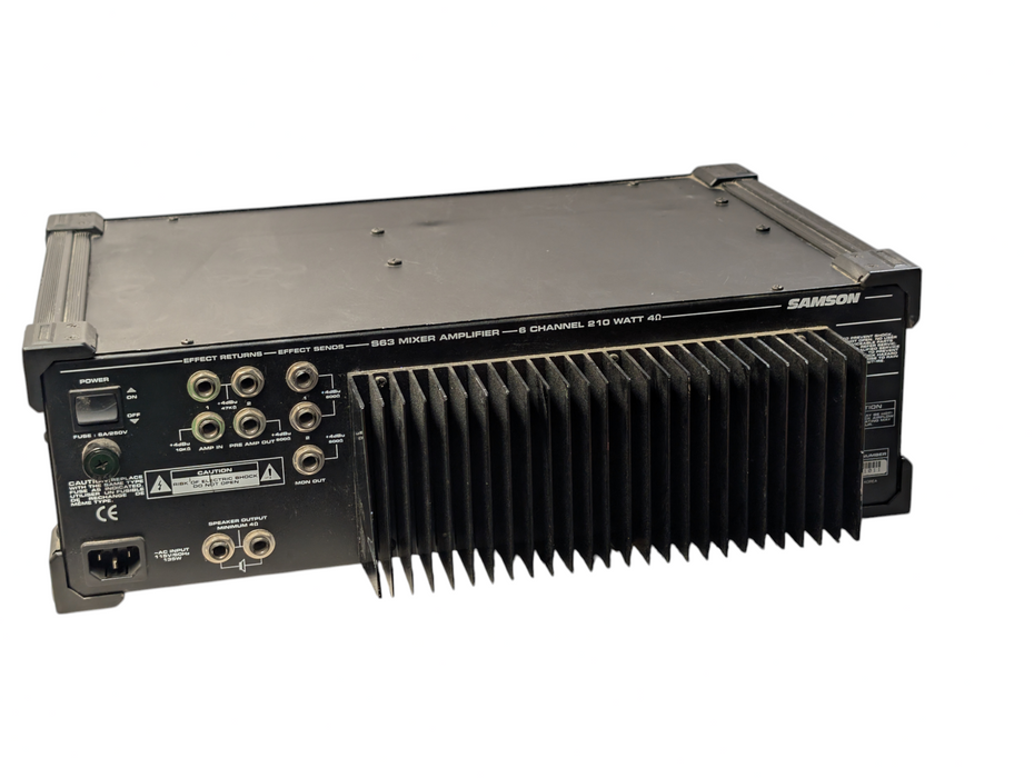 Samson S63 Mixer Amplifier 6-channel powered mixer -