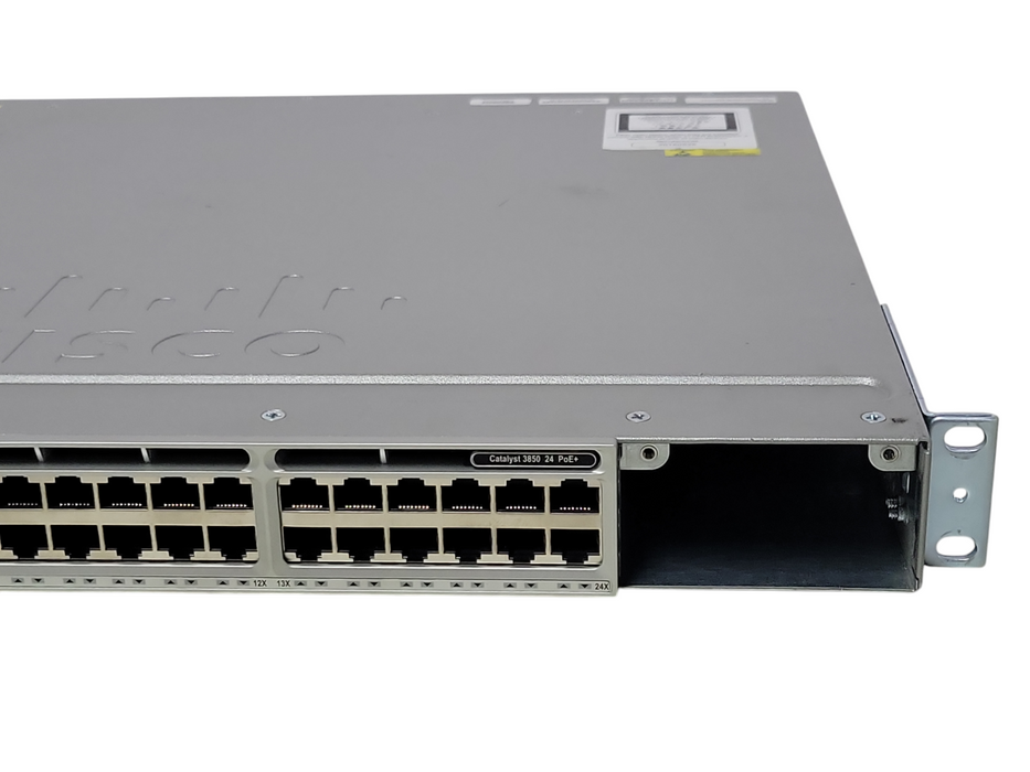 Cisco WS-C3850-24P-S Catalyst 3850 24xGbs Ethernet PoE+ IPBASE Switch Q_