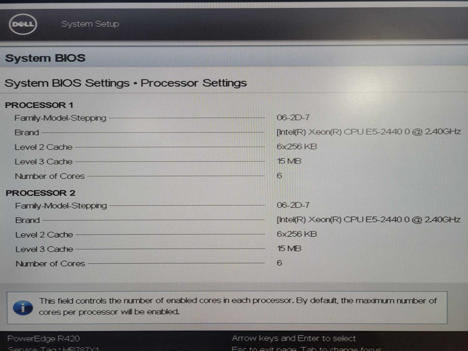 Dell PE R420 2x E5-2440 0 @ 2.4GHz 32GB ECC DDR3 H710P Mini 2x PSU 2.5" !
