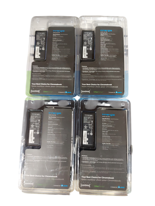 LOT 4x Innergie 45 Watts Universal Chromebook Adapter Model ADP-45FE B