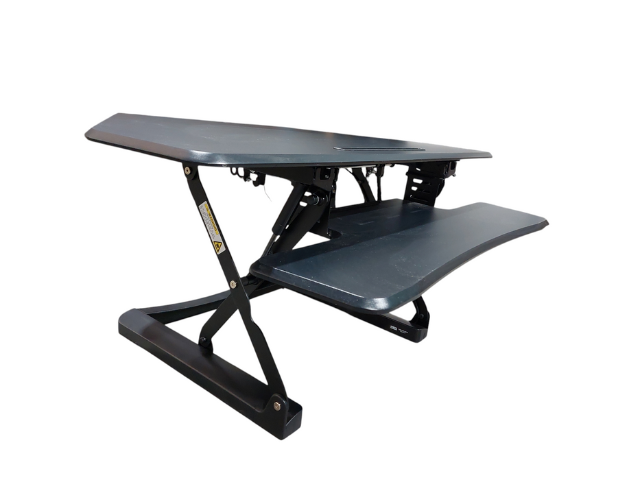 Stand Up Uline Desk with Keyboard Tray Attachment  =