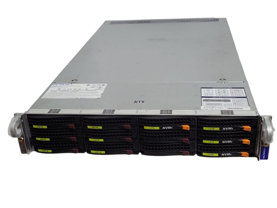 supermicro X11DPU-G6-NI22, 2x Xeon Gold 6144, 16GB DDR4, 4x 12TB HDDs, READ _