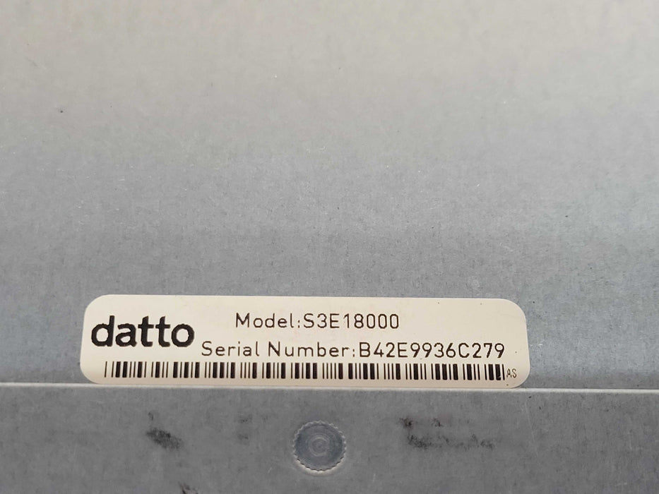 Datto S3E18000 2U, 2x Xeon E5-2630v4 2.20GHz, 64GB DDR4, 4x 10TB HDDs, SEE _