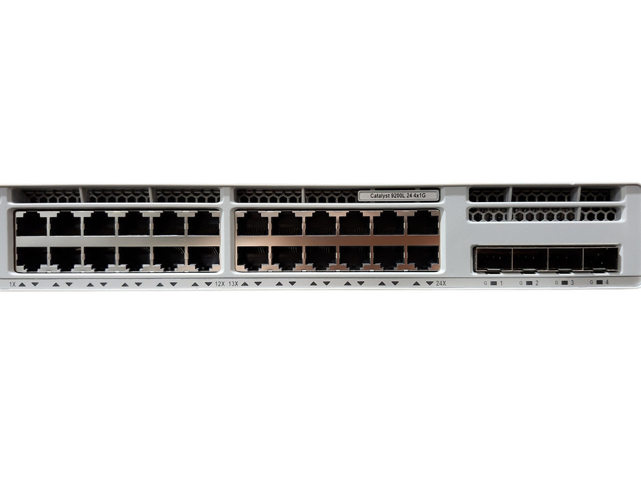 Cisco C9200L-24T-4G-A 24-Port Gigabit 4x1G Managed Network Switch, 1x PSU