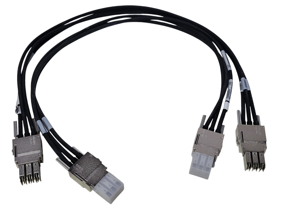 Lot of 2x Cisco STACK-T1-1M StackWise 1M Stacking Cables _