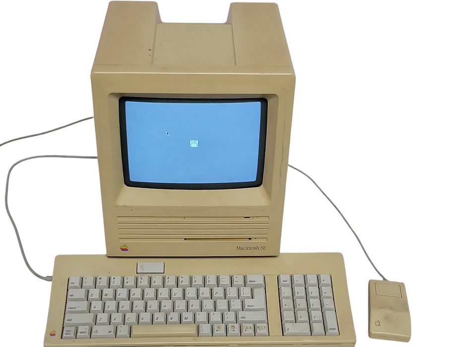 Vintage Apple Macintosh SE 1MB 800K 20SC Model M5011 Computer w/ keyboard/m _