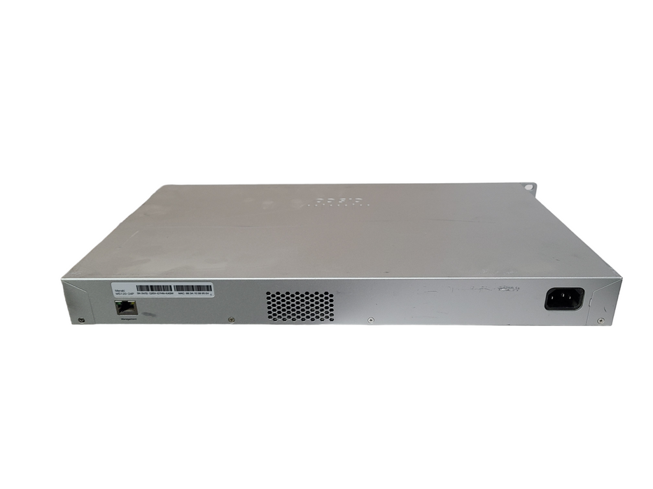 Cisco Meraki MS120-24P 24-Port PoE Managed Switch. Claimed, Read