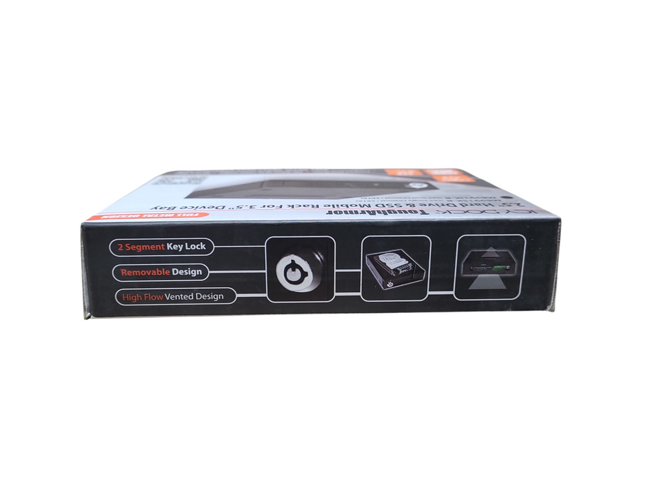 ICY DOCK ToughArmor 2.5" HDD and SSD Mobile Rack for 3.5" Bay (MB991IK-B) Q