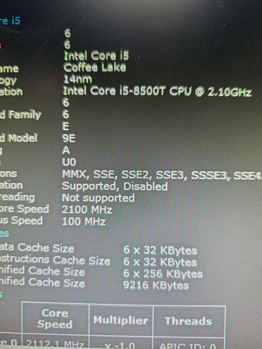 Dell OptiPlex 3060 Micro PC Core i5-8500T 16GB RAM 256GB NVME 1TB HDD WIFI
