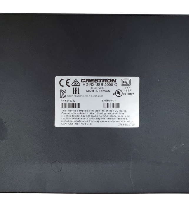 Crestron HD-RX-USB-2000-C Receiver *READ*