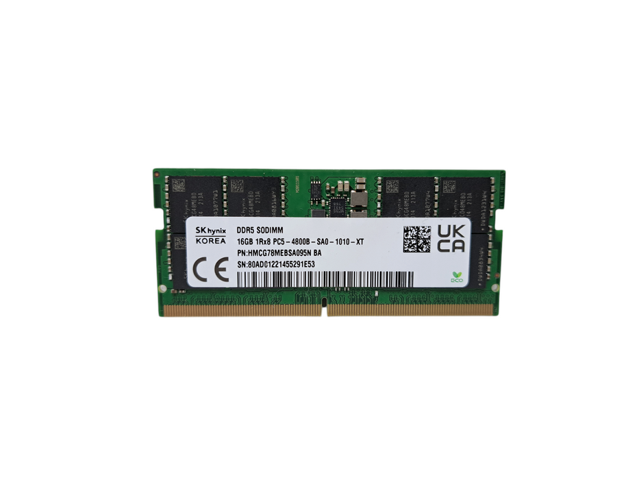 SK Hynix 16GB 1Rx8 PC5-4800B-SA0-1010-XT | 4800MHz DDR5 SODIMM RAM )