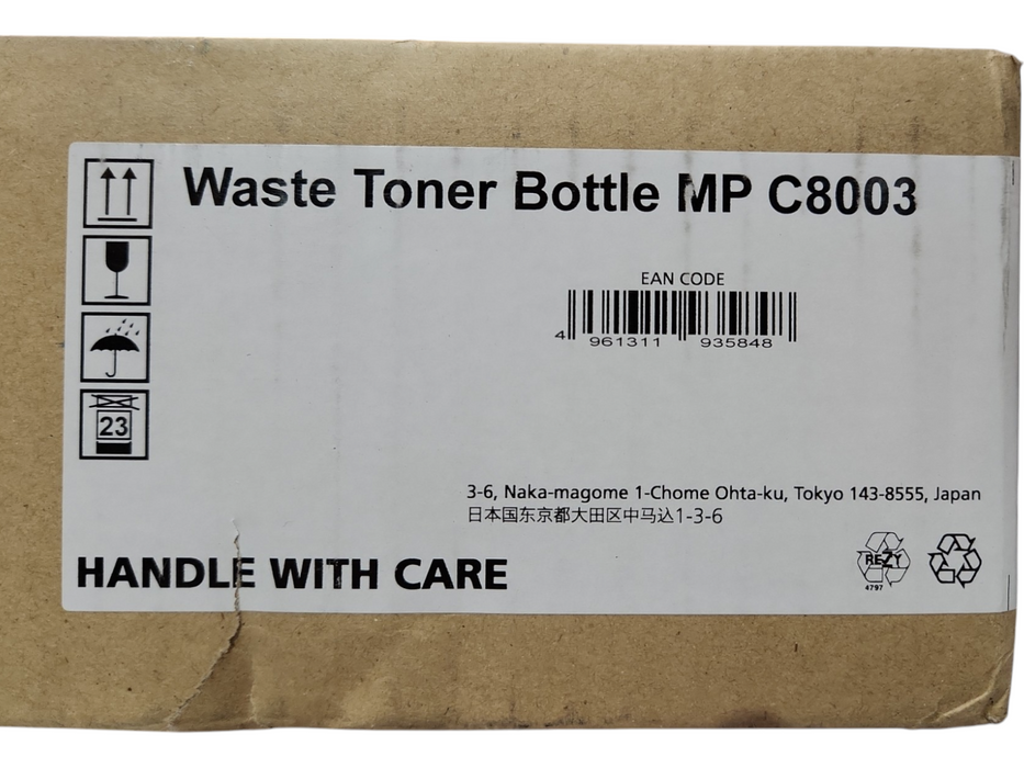 *NEW SEALED* RICOH MP C8003 WASTE TONER BOTTLE Q