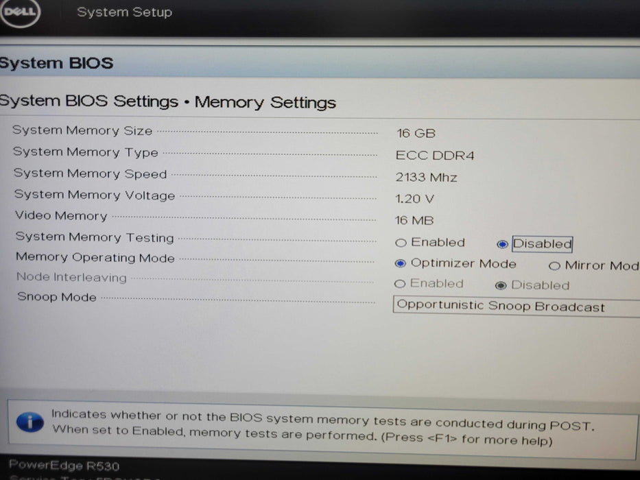 Dell PE R530, 1x Xeon E5-2620v4 2.10GHz, 16GB, H730 Mini 4x 2TB SAS, 2x PSU _