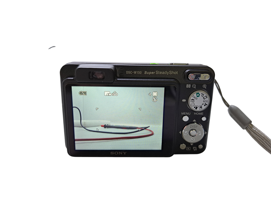 SONY Cyber-Shot DSC-W150 8.1 MP Digital Camera w/ Battery | Tested )