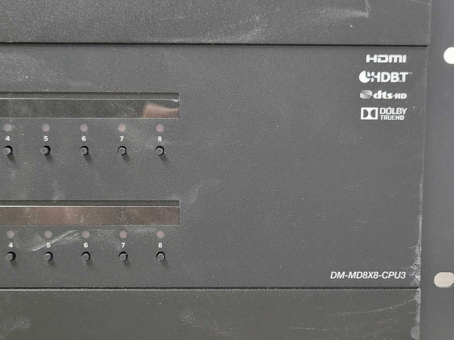 Crestron DM-MD8X8-CPU3 8x8 DigitalMedia Switcher w/ 5x Cards, See detail _