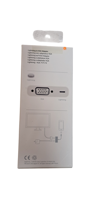 Genuine Apple MD825AM/A A1439 Lightning to VGA Adapter Q