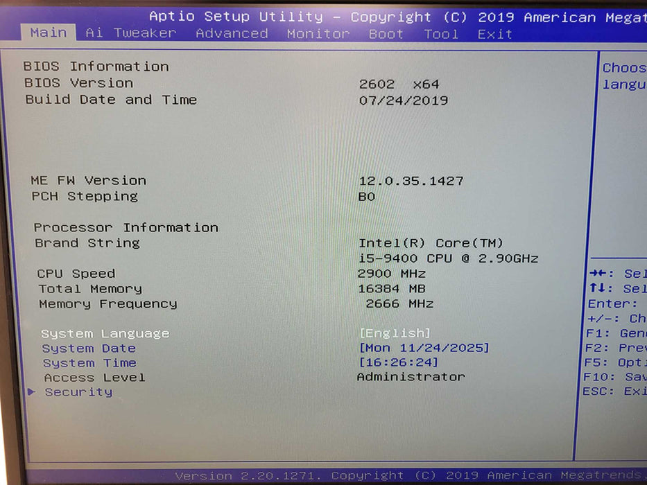Custom PC Asus Prime B360M-C i5-9400 16GB DDR4 240GB SSD $