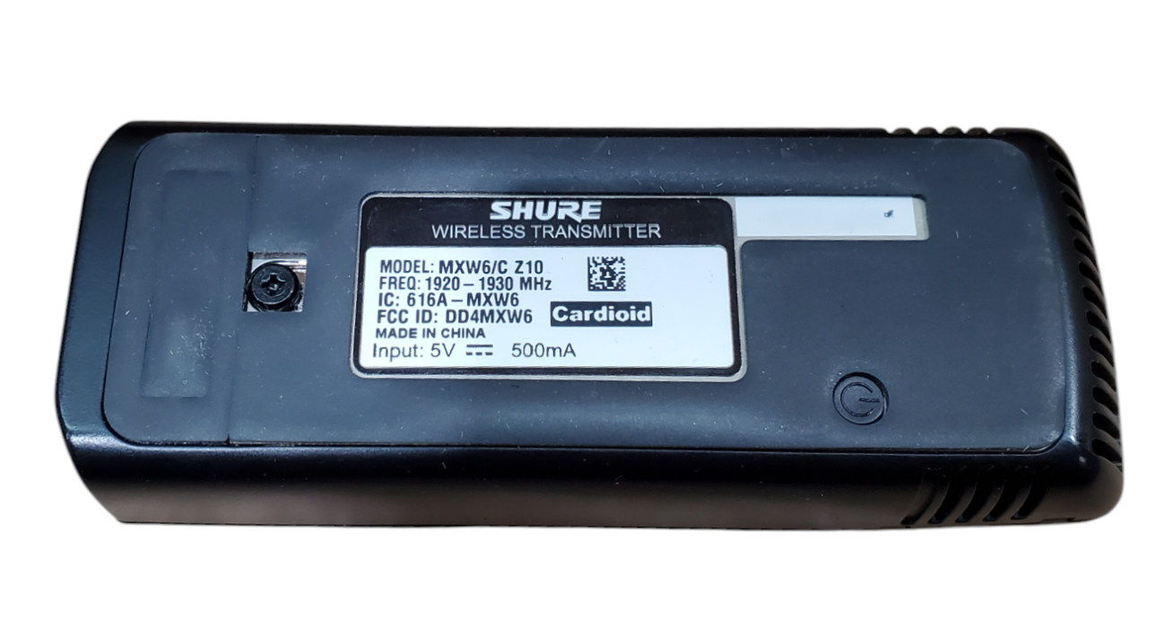 Shure MXW6/C Z10 Microflex Boundary Microphone Transmitter *READ*
