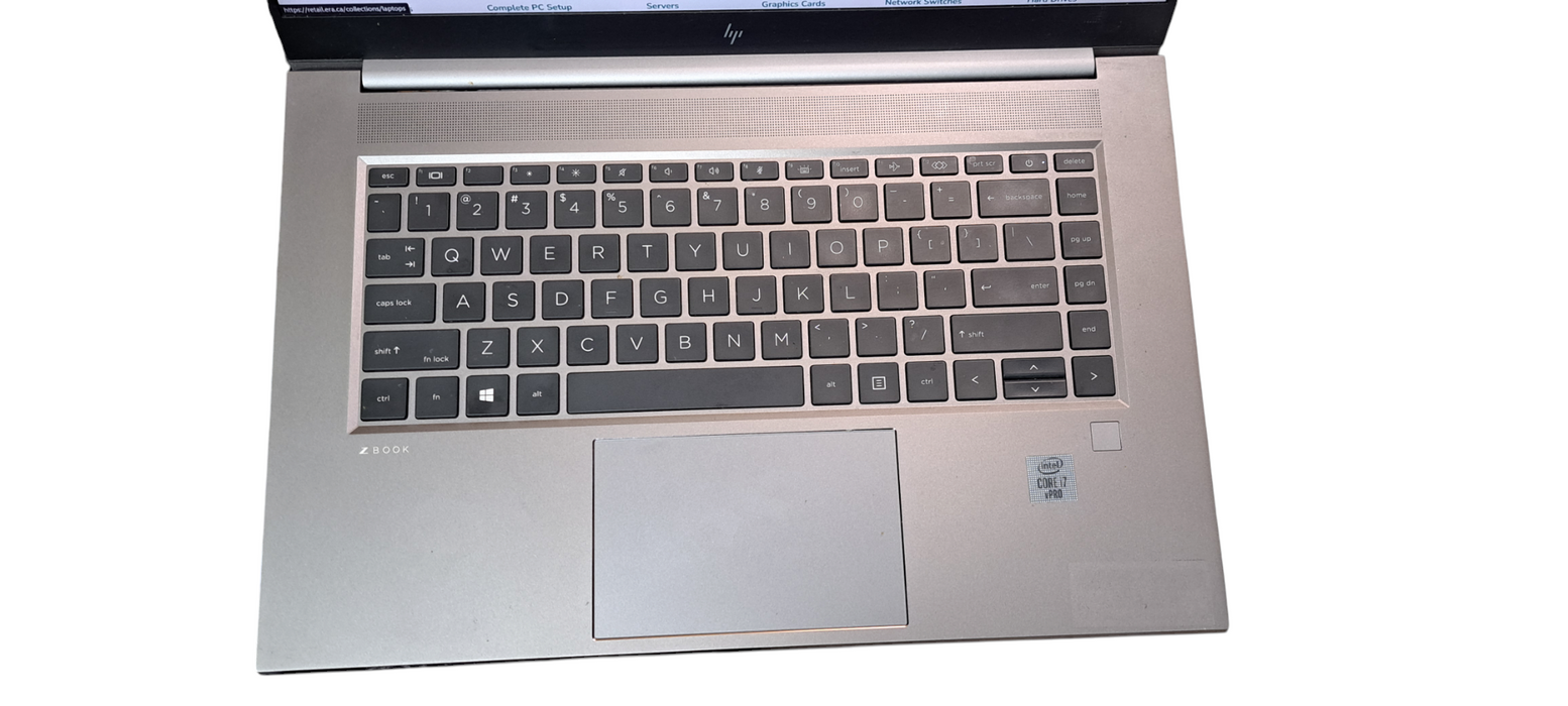 HP ZBook Studio G7 i7-10850H CPU|16GB RAM DDR4|256GB NVME|BIOS locked  Lap200