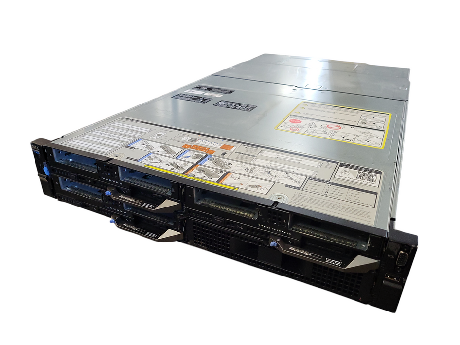 Dell PowerEdge FX2s w/ 3x FC630 blade servers, 2x 2400W PSU $