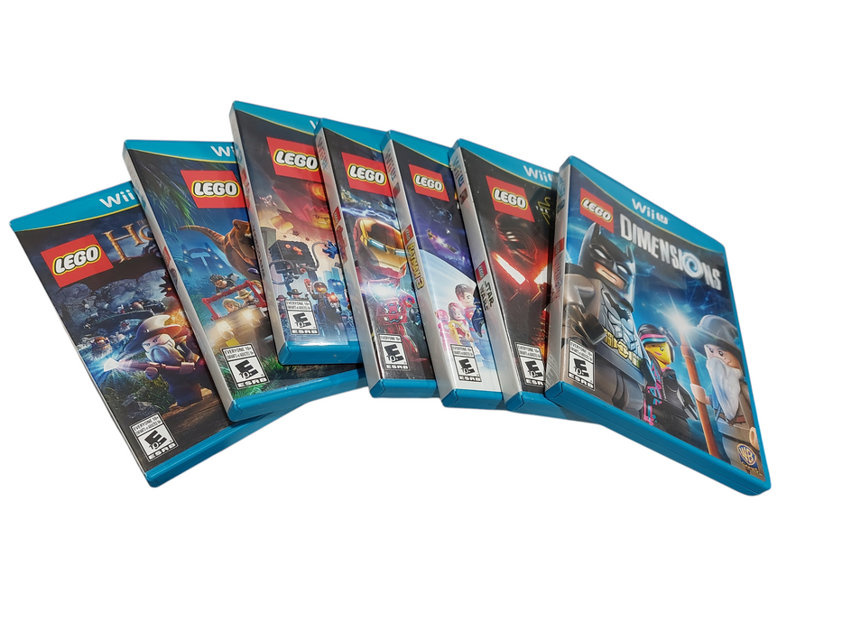 Bundle of 10 Nintendo Wii U Games , See Pictures List 7 Lego Games  =
