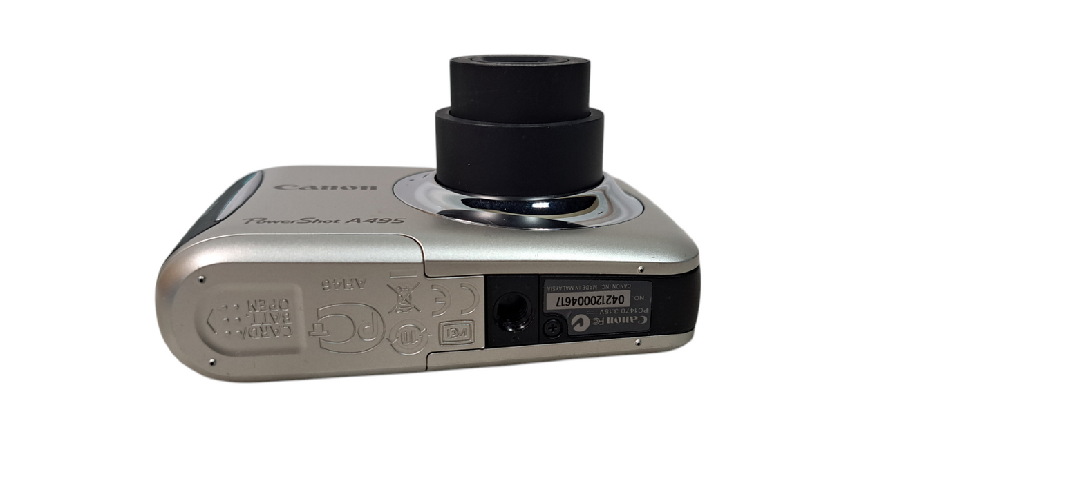 Canon PowerShot A495 10.0MP Digital Camera Silver