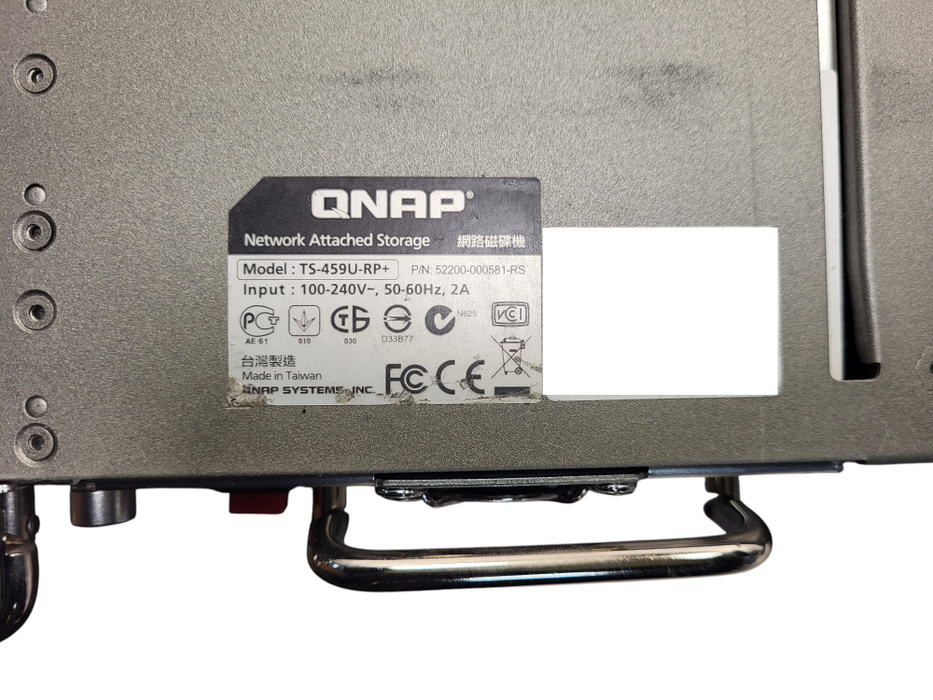 QNAP Turbo NAS Server TS-459U-SP+ 4-Bay 1x 4TB 3.5" HDD $