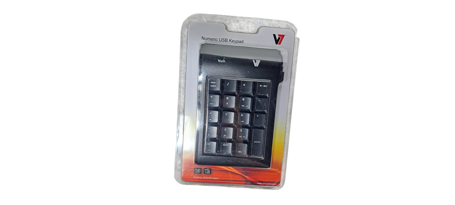 New Sealed Ingram V7 USB Numeric Keypad KP0N1-7N0P Q