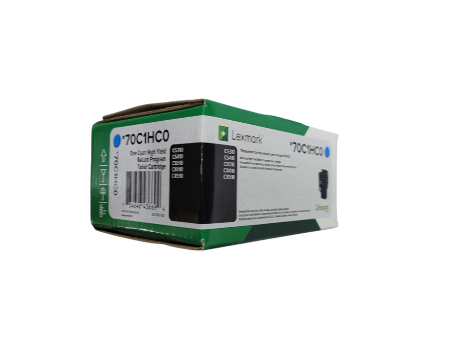 Lexmark 70C1HC0 CYAN Extra High Yield Toner  Genuine
