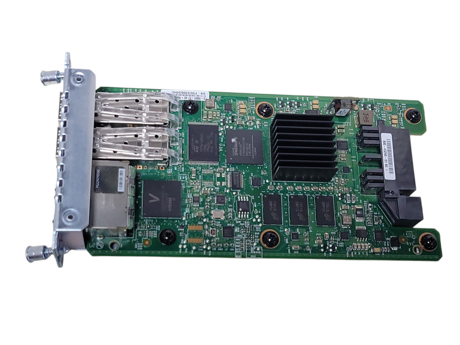 Cisco NIM-2GE-CU-SFP 2-port Gigabit Ethernet dual-mode GE/SFP Module Q_