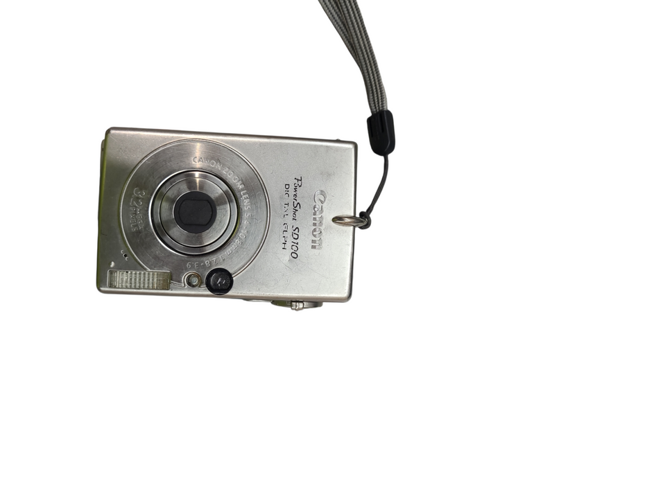 Canon PowerShot SD100 Digital ELPH 3.2MP Silver Camera