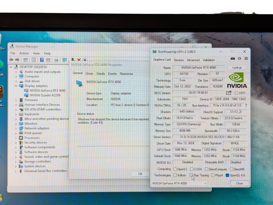 PNY NVIDIA GeForce RTX 4090 24GB GDDR5X PCIe 4.0 Graphics Card  -
