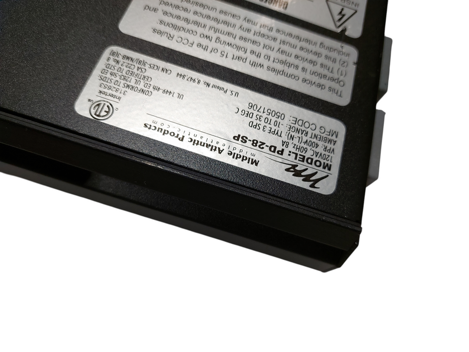 Middle Atlantic Model: PD-28-SP  Q=