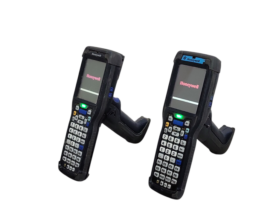Lot of 2x  honeywell CK75AB6MN00W1420 barcode scanners, READ _